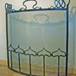 contemporary blacksmith fire guard