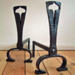 blacksmith fire dogs andirons