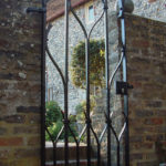 honey forged contemporary pedestrian gate sussex