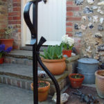honey forged blacksmith handrail
