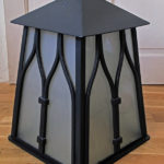 contemporary metalwork lantern