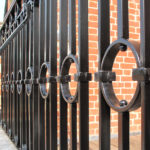 hand forged ironwork railing and balustrade