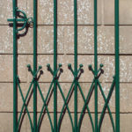 overlap contemporary blacksmith forged gate