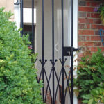 overlap forged contemporary metalwork security gate