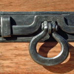 arts and crafts ironwork door latch