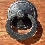 forged ironwork arts crafts door latch