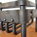 contemporary blacksmith fire basket