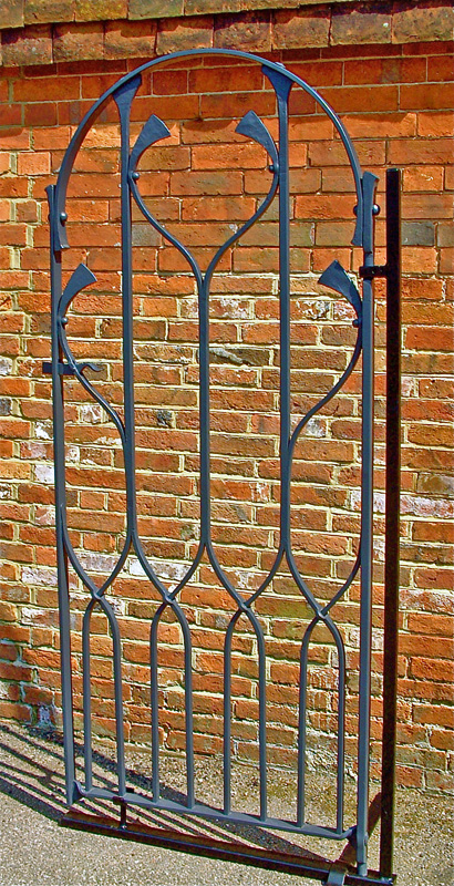 artist blacksmith forged contemporary gate