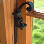 sprung ironwork window catch