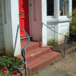 contemporary forged metalwork handrail