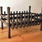 contemporary upset blacksmith fire basket