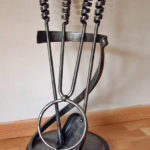 contemporary companion set and fire tools