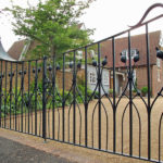 forged contemporary entrance gates