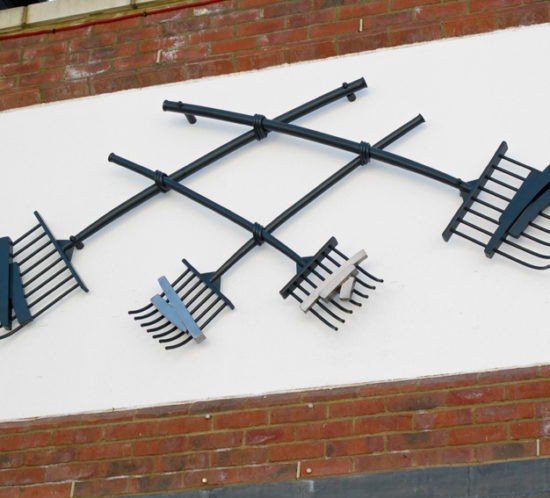 crowborough public art forged metalwork commission
