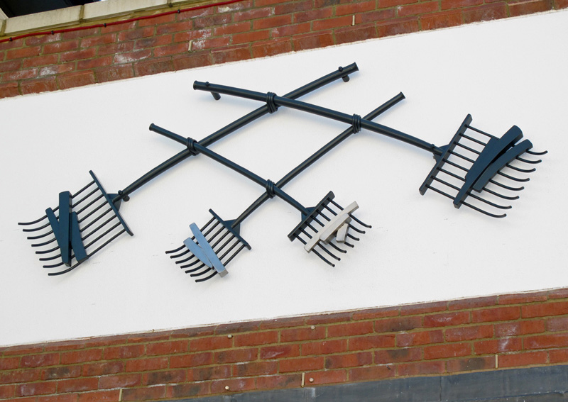 crowborough public art forged metalwork commission