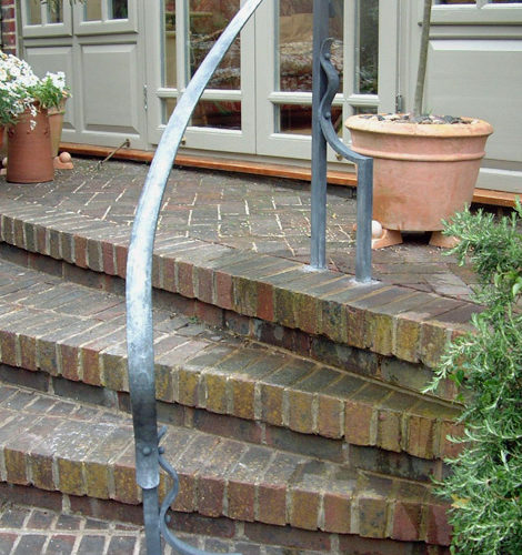 blacksmith contemporary forged designer handrail