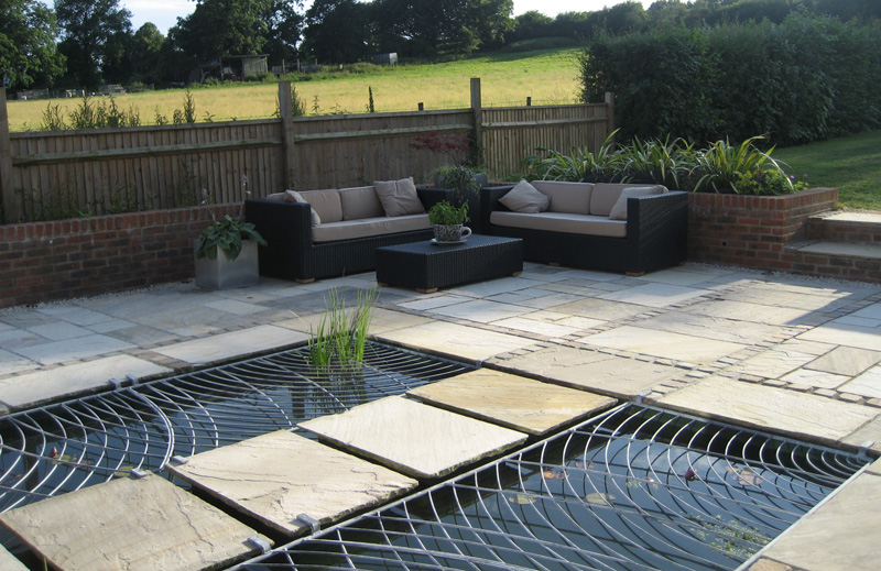 contemporary pond covers