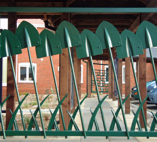 sculptural metalwork for Essex public art commission
