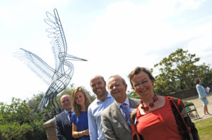 pelican sculpture opening