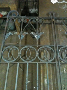 mulberry hand forged blacksmith gate
