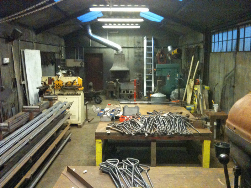 Blacksmith James Price's sussex forge