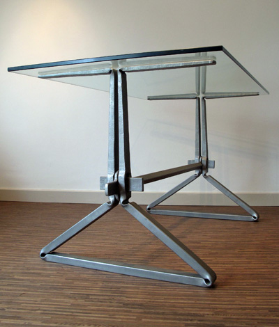 contemporary-forged-trestle-table