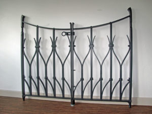 contemporary blacksmith garden gates