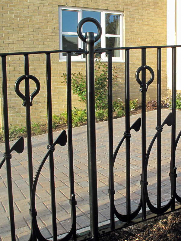 public art railing detail