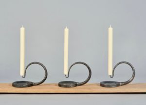 modern-forged-iron-candlesticks