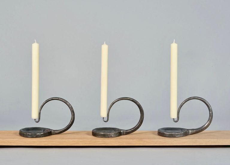 modern-forged-iron-candlesticks