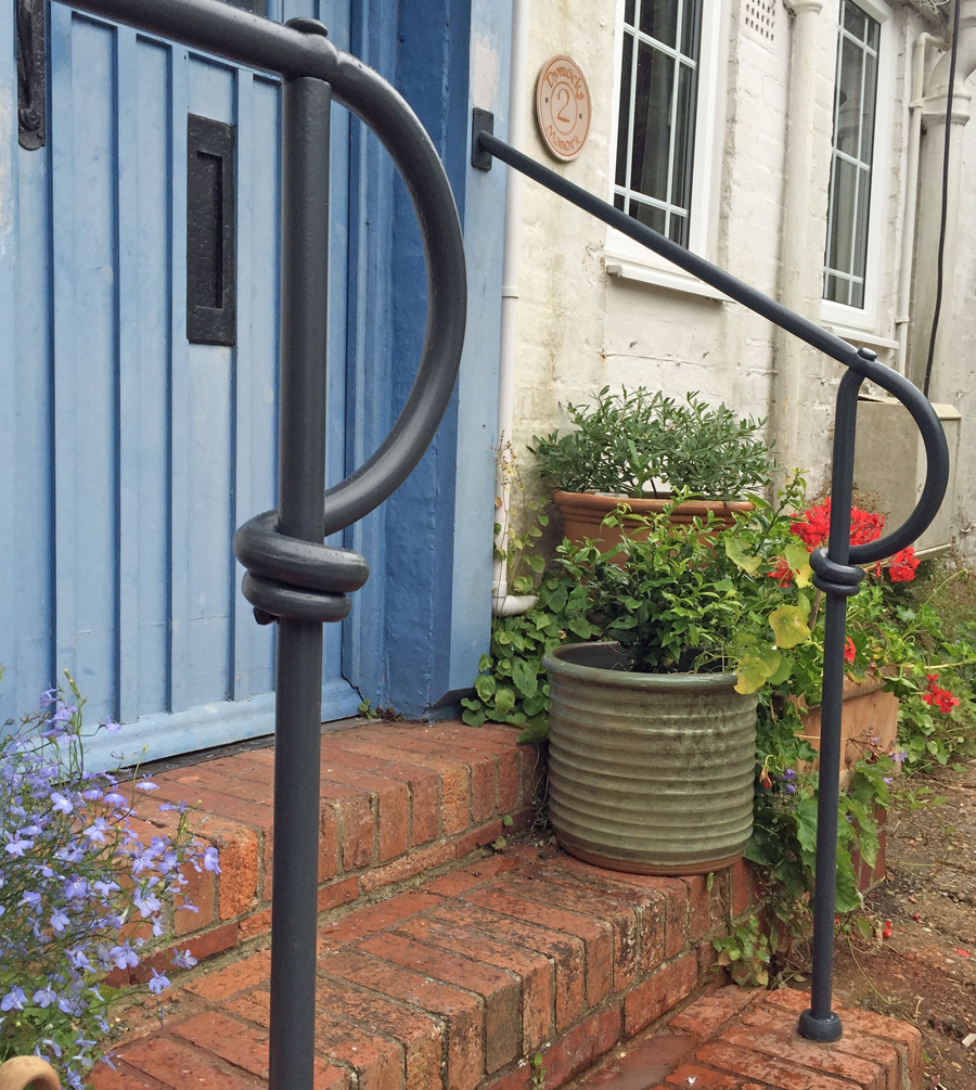 contemporary metal handrails blacksmith