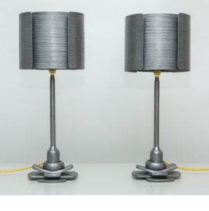 forged contemporary metal table lights