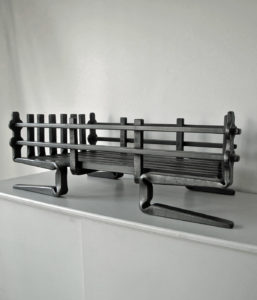 Swiss contemporary fire basket
