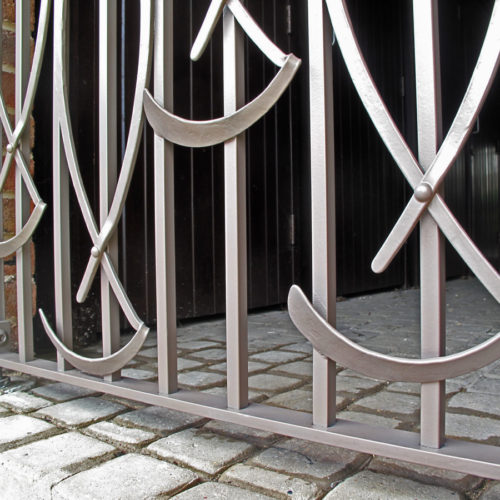 wrought iron contemporary metalwork gates