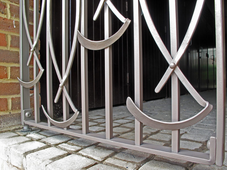 wrought iron contemporary metalwork gates