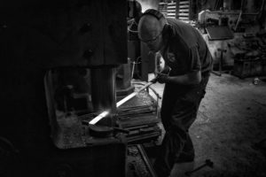 blacksmith james Price power hammer forgin