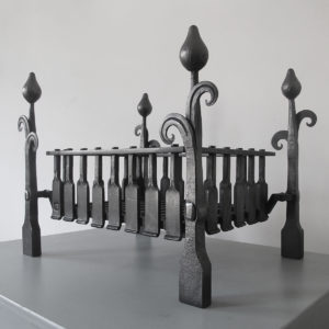 Allium fire basket wrought iron