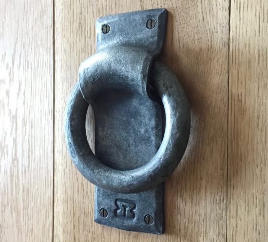 contemporary iron door knocker