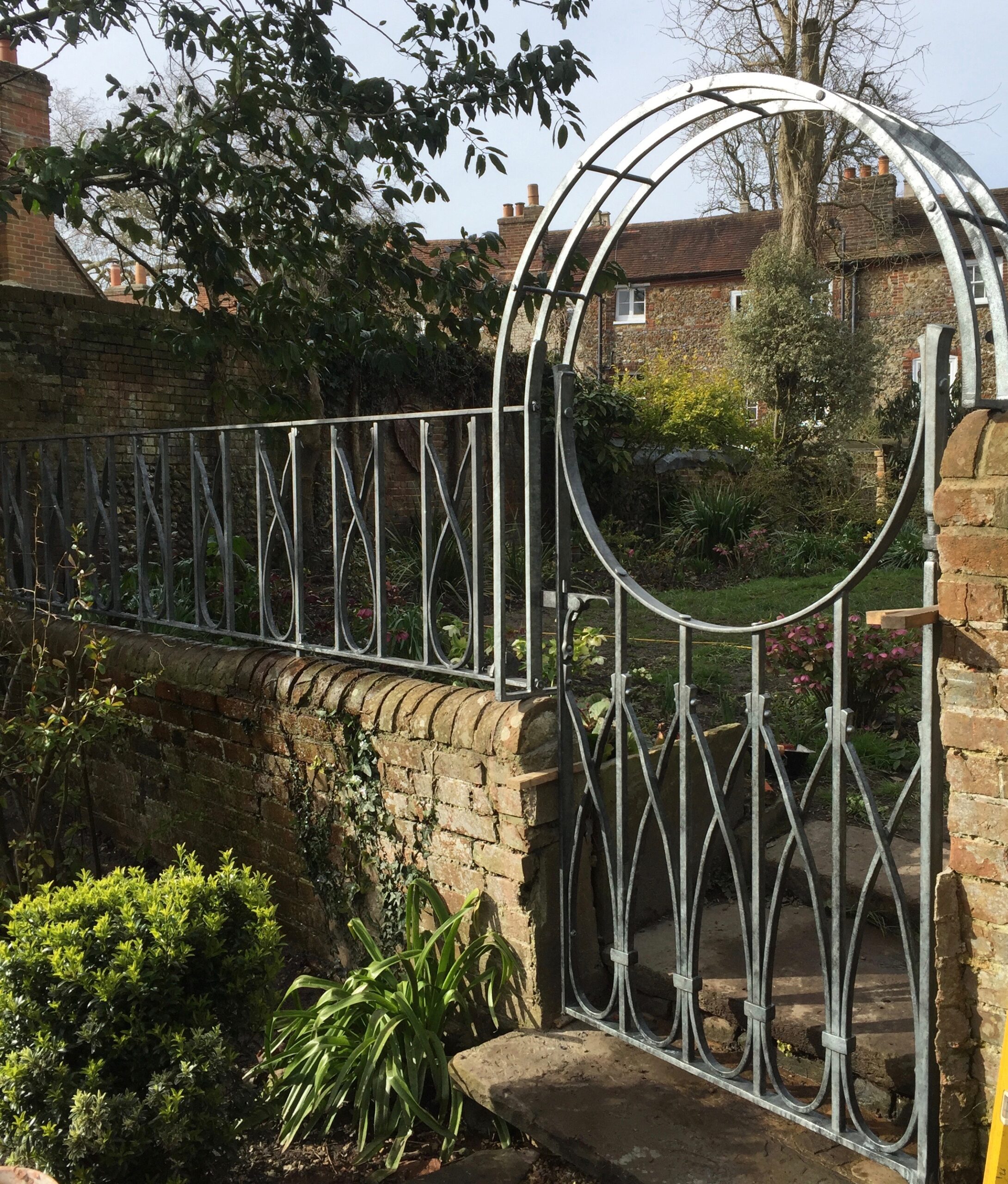 Lowe wrought iron garden gates