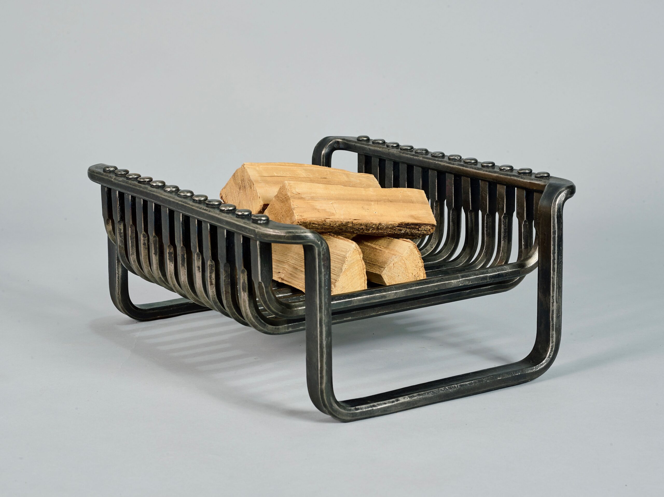 Fold fire basket