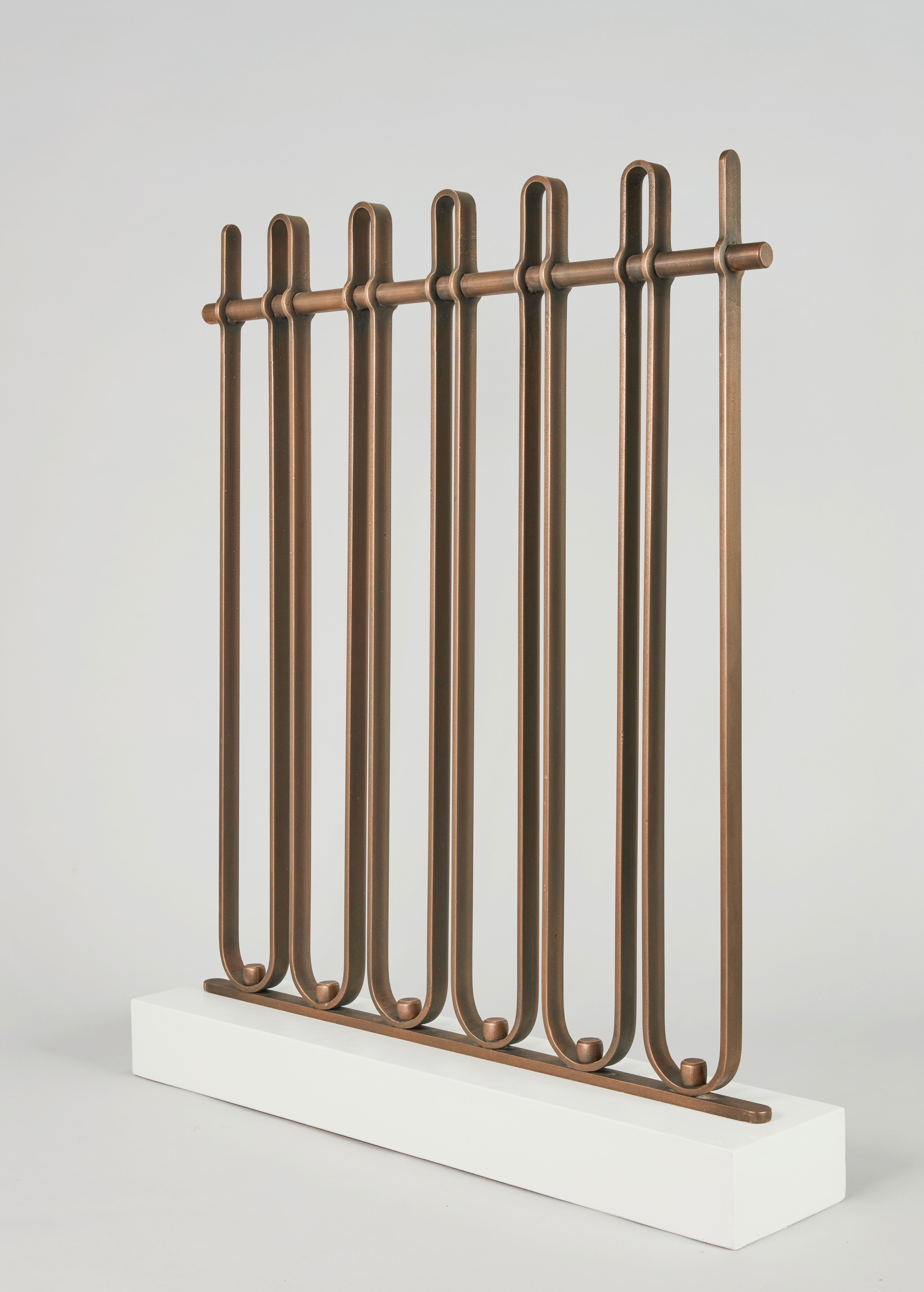 modern-forged-bronze-railing