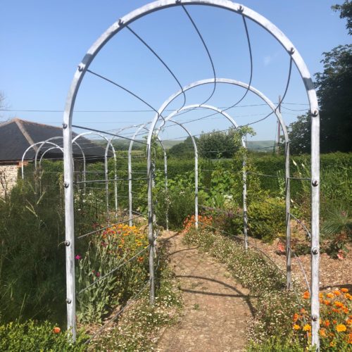 garden-arches-metal-path