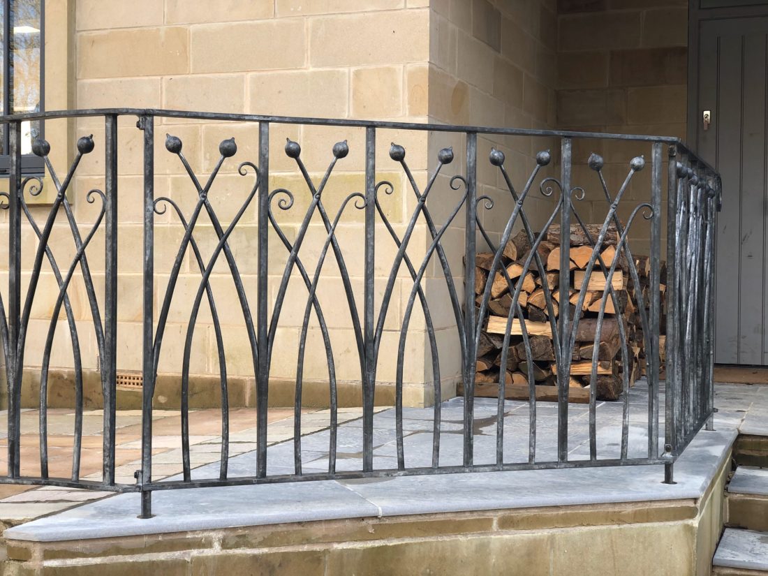 Meadow Railing James Price contemporary blacksmiths and designers