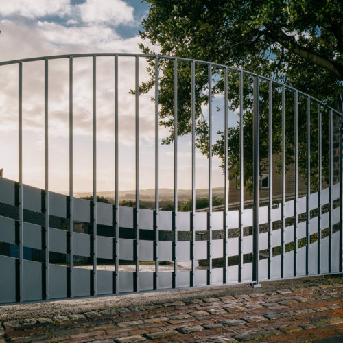 Plate-entrance-gates-ironwork-driveway-gate