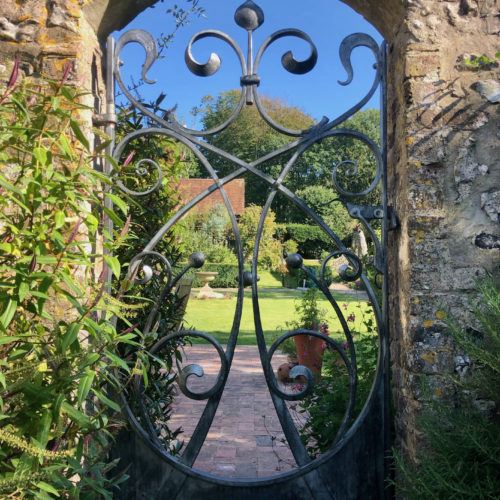 Art-nouveau-ironwork-gate-blacksmith-garden