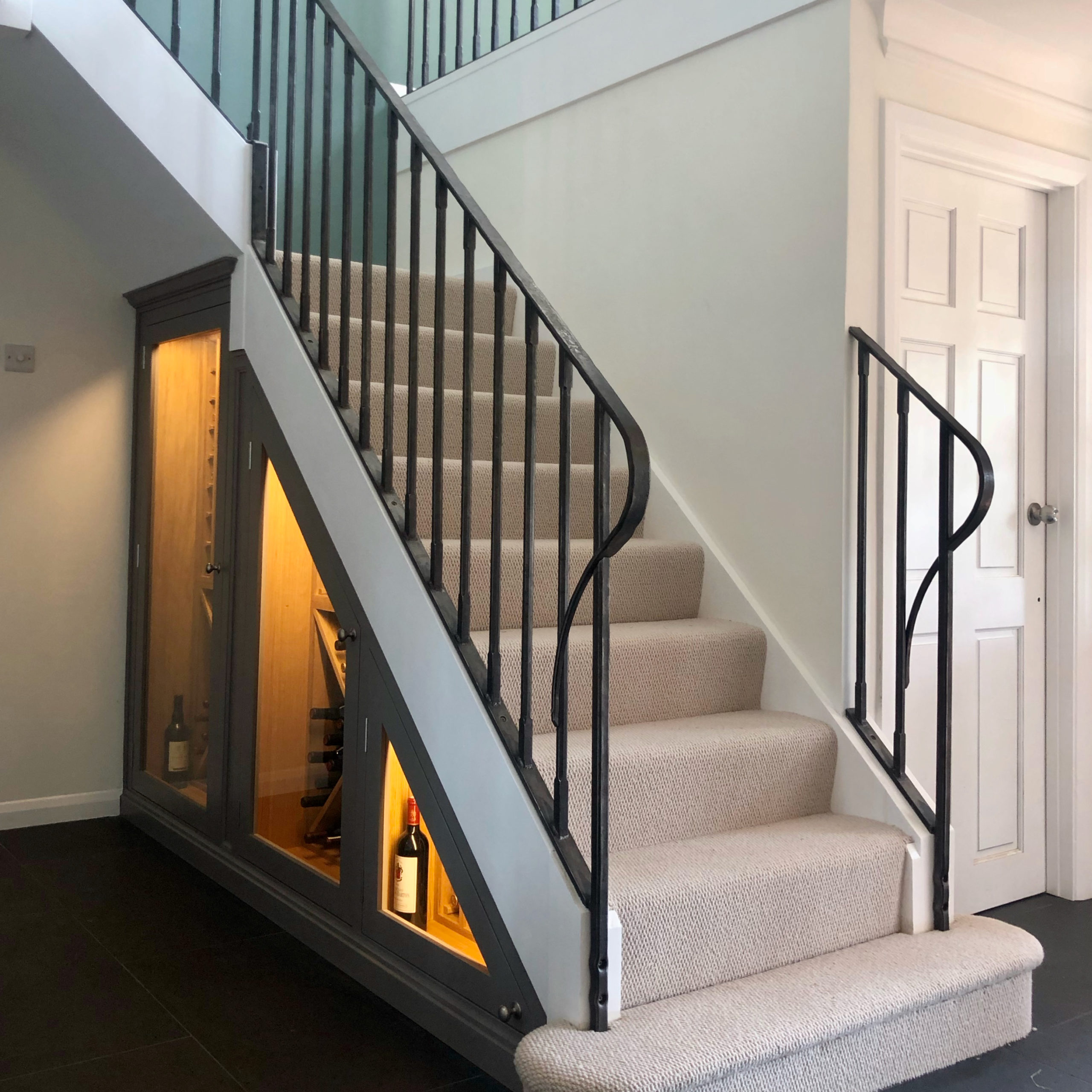 Newick staircase balustrade