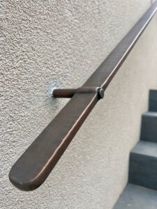Bronze handrail