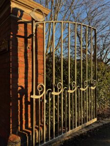 Bespoke-iron-metal-automated-driveway-gates