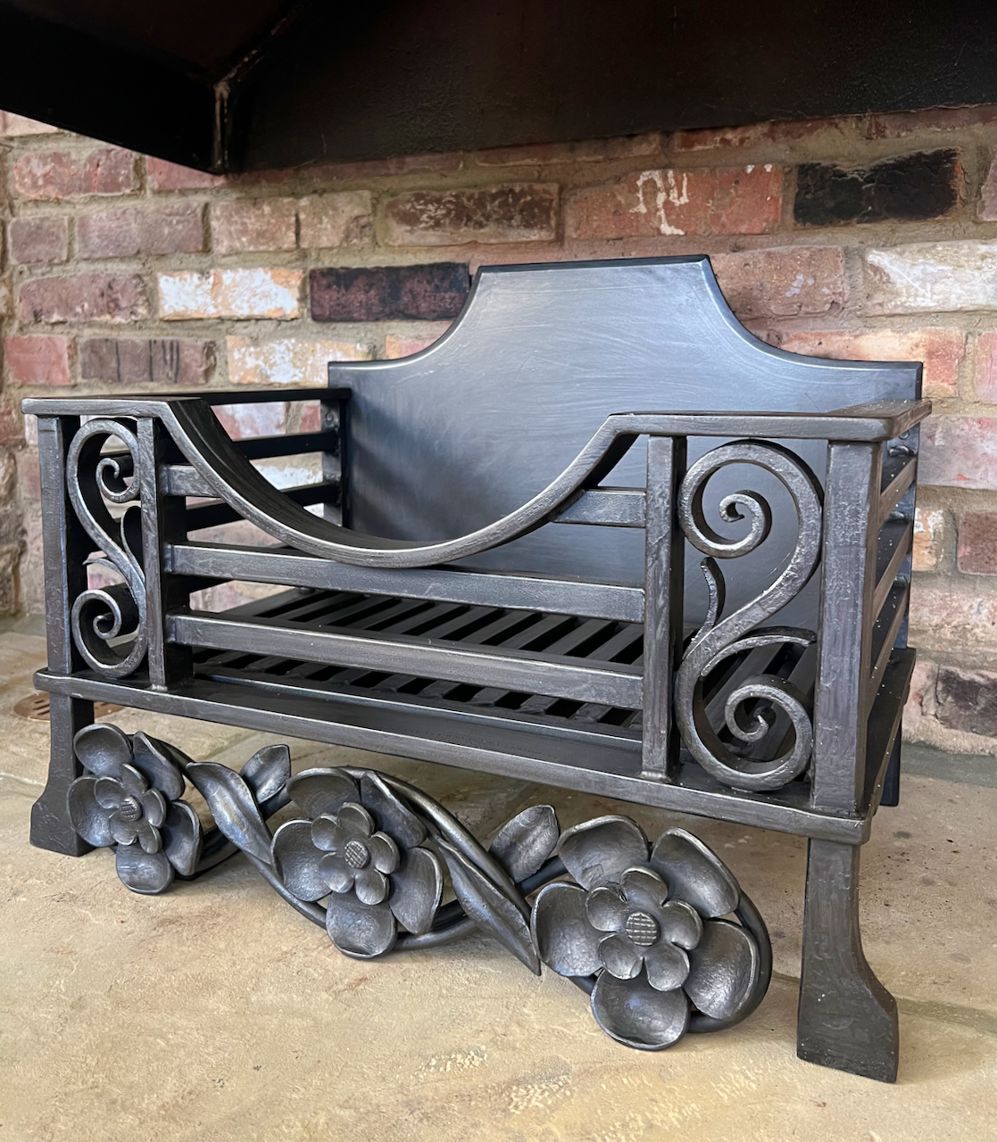 Georgian-firebasket-wrought-iron