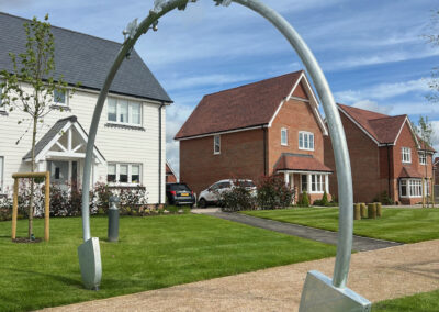 Spades Arch- public art archway